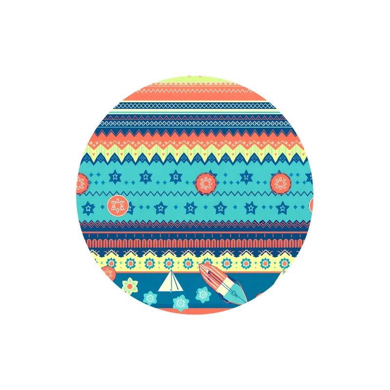 Colorful Boho Winter Pattern