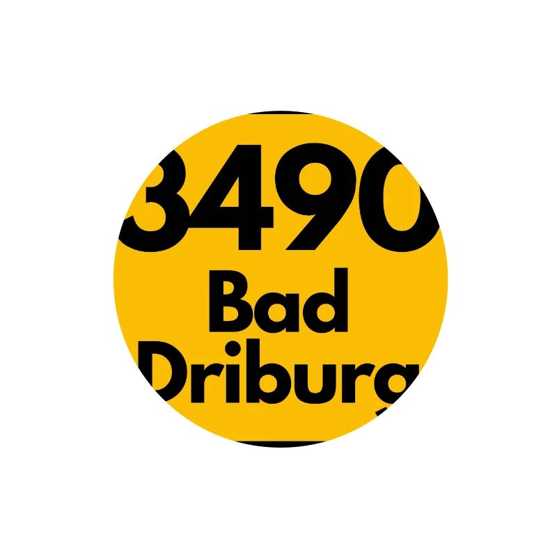 ANCIEN CODE POSTAL RETRO 3490 BAD DRIBURG