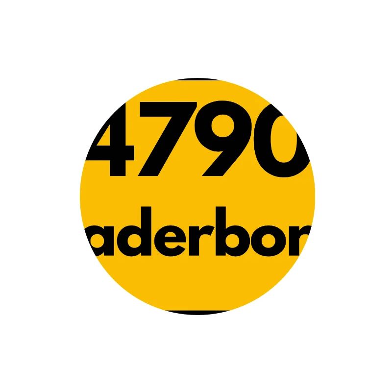 ANCIEN CODE POSTAL RETRO 4790 PADERBORN