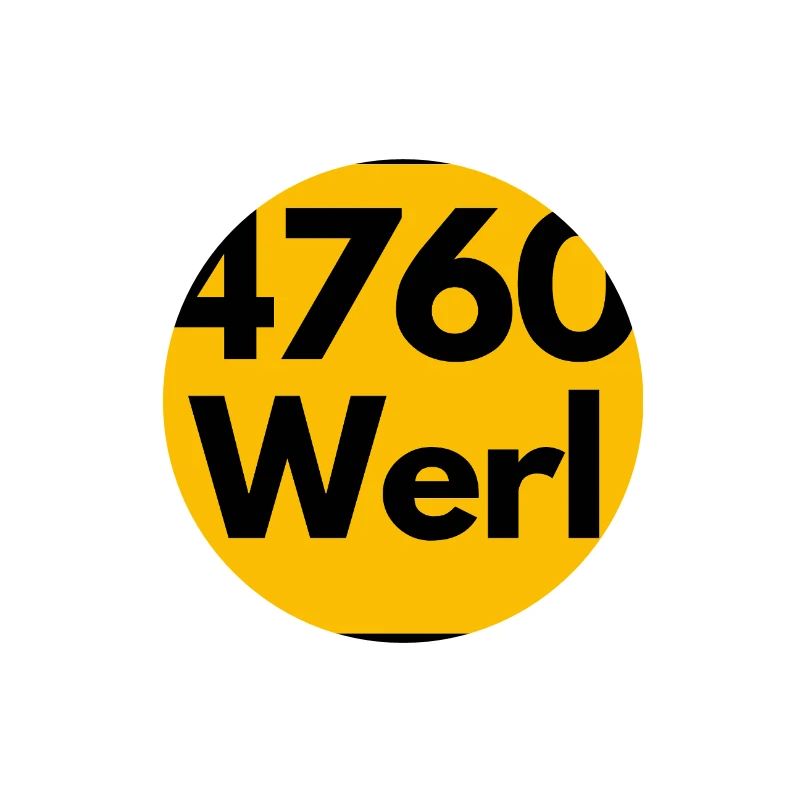 ALTE POSTLEITZAHL PLZ RETRO 4760 WERL