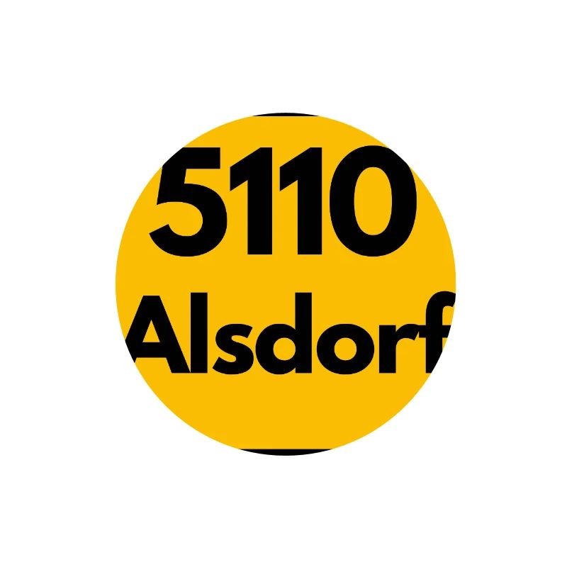 ANCIEN CODE POSTAL RETRO 5110 ALSDORF
