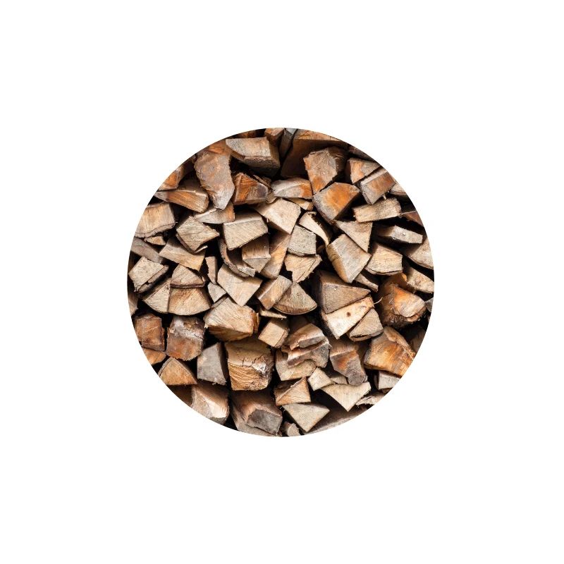 Rustic Wood Stack Firewood Poster