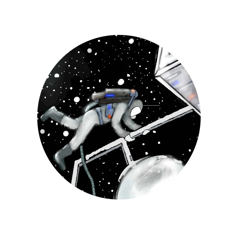 Explorateur spatial en orbite