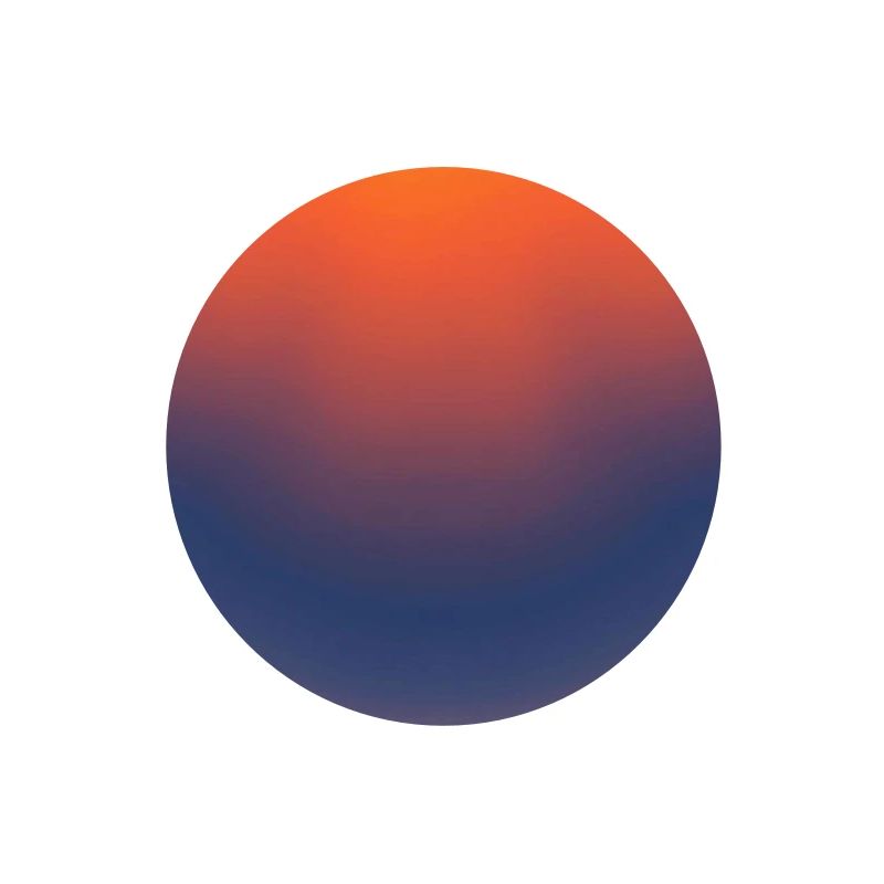 Mitternachts-Glut-Gradient