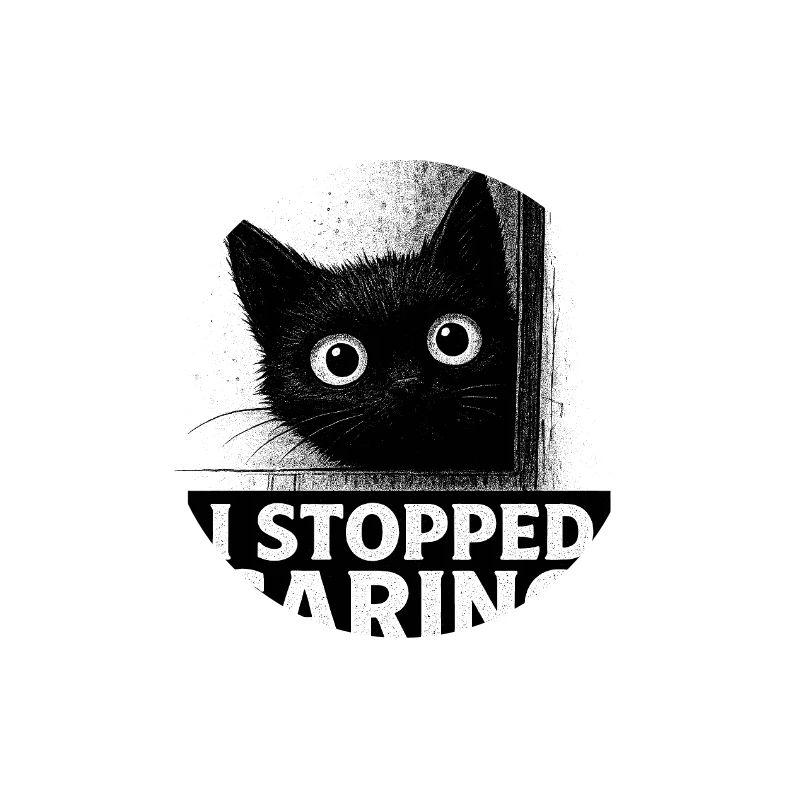 Stopped Caring Cat