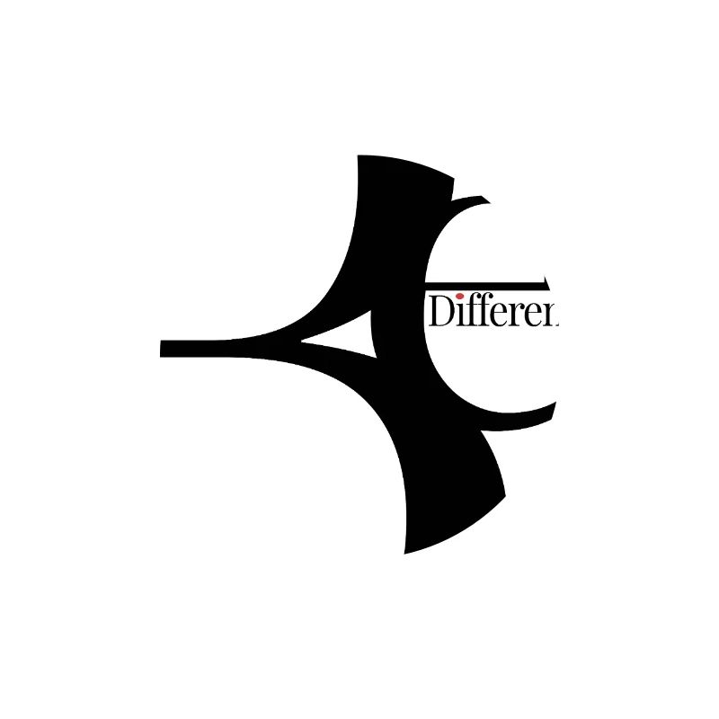Soyez différent – Conception typographique minimaliste
