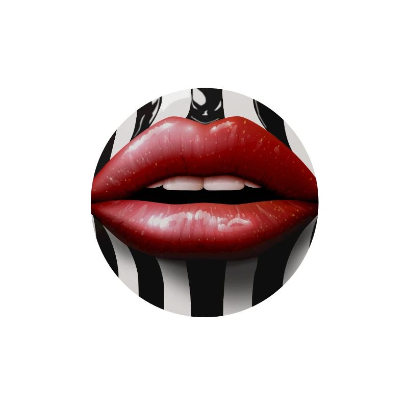 Say Nothing Lips Statement Design