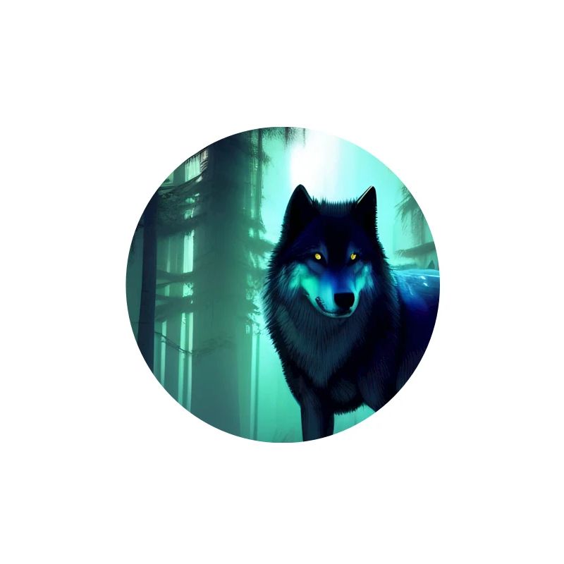 Wolf im Wald