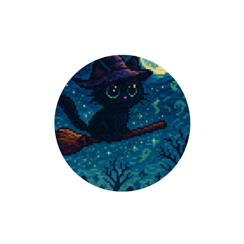 Jeu Halloween chat comme sorcière