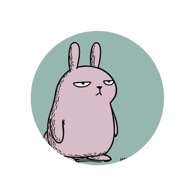 Happy Easter I Guess – Grumpy Bunny Easter Design