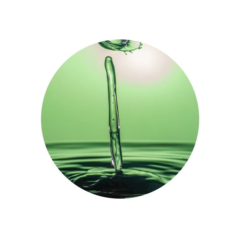 Green Liquid Abstract