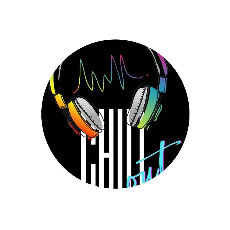 Kopfhörer Keep Calm and Chill Out - Cooles Design