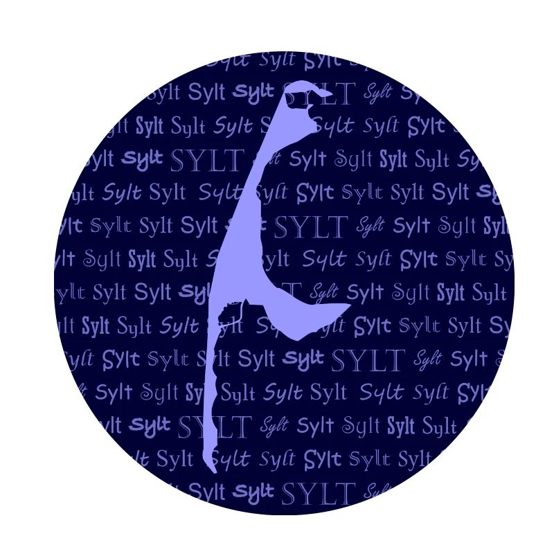 Sylt Muster blau