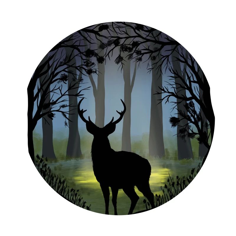 Hirsche im Wald