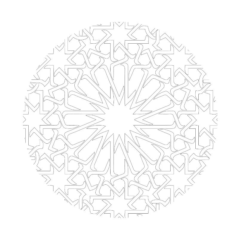 pattern maroc black and white