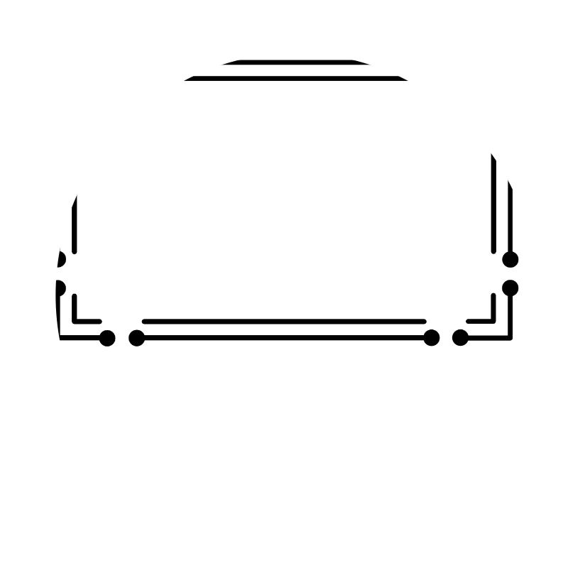 Frame Line Stroke Punke in black