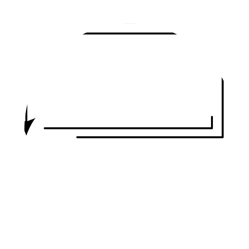 Arrow Frame Rectangular Shape Decoration
