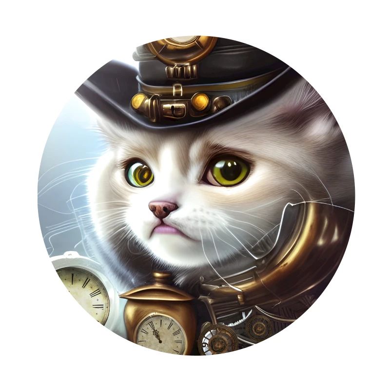 Chaton steampunk mignon