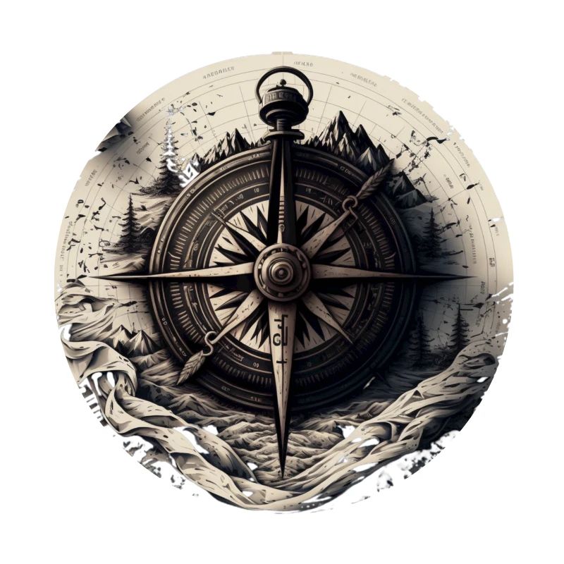 Stay on course: nautical compass for seafaring
