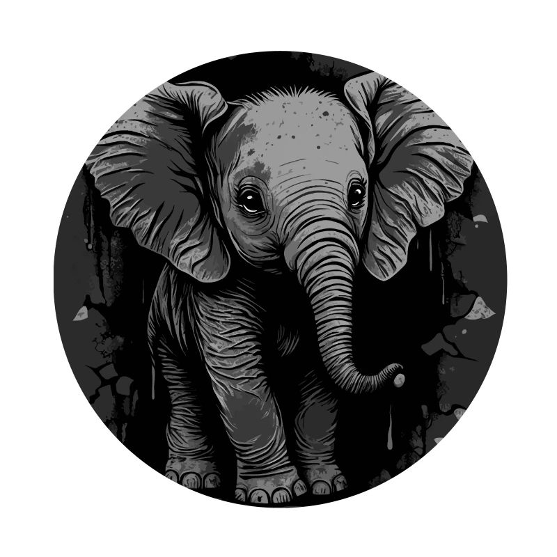 Mignon bébé éléphant