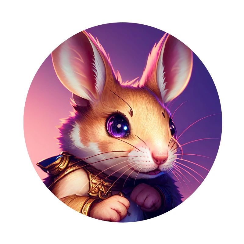 Impressionistic Funny Cat Screaming Impressionism