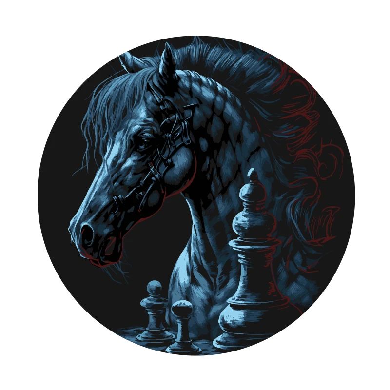 Cheval d’échecs chevalier