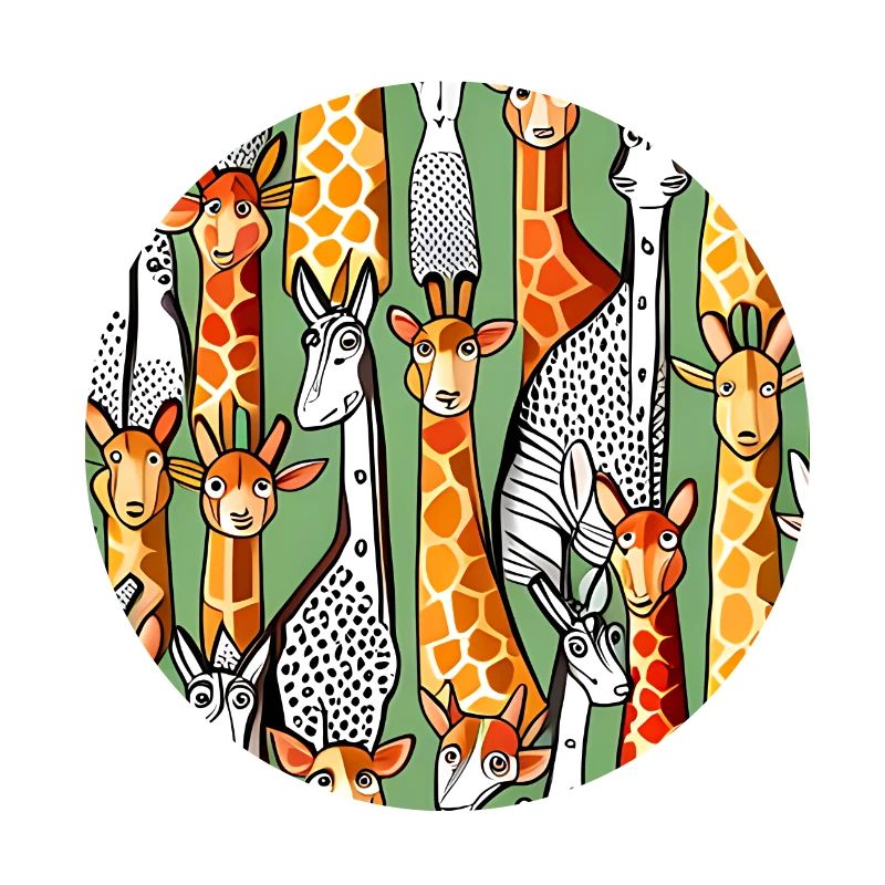 Happy Giraffe Pattern