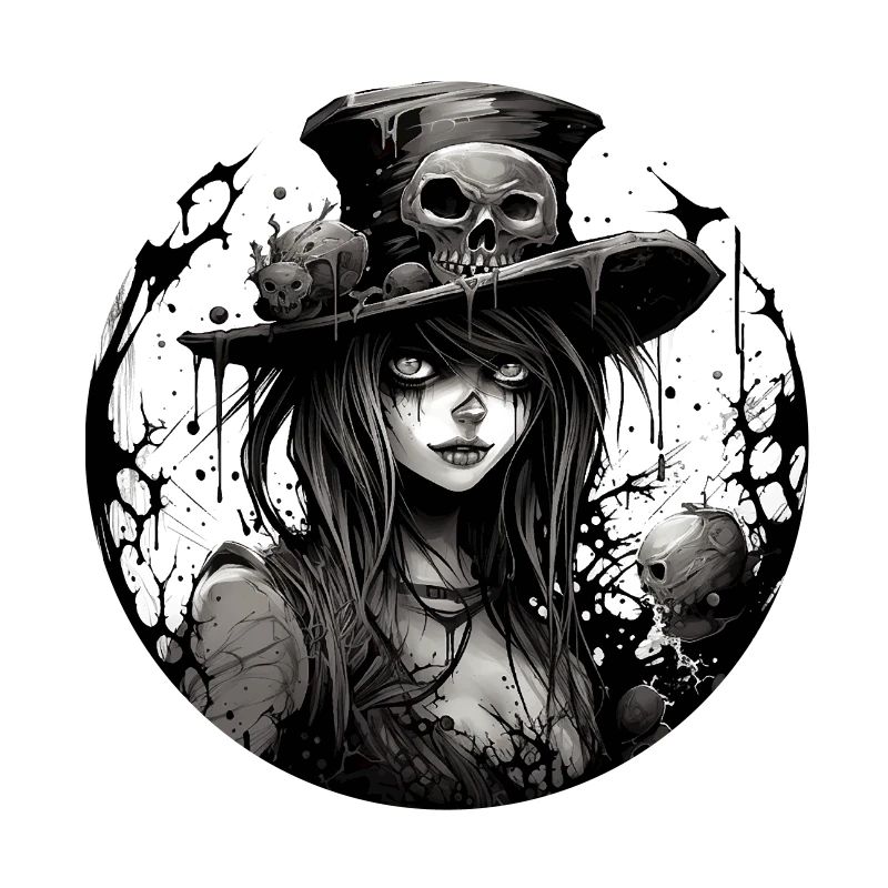 Emo Horrorpunk Mädchen