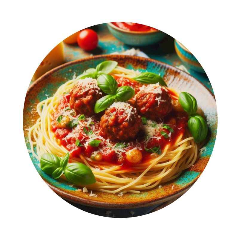 Spaghetti mit Fleisch