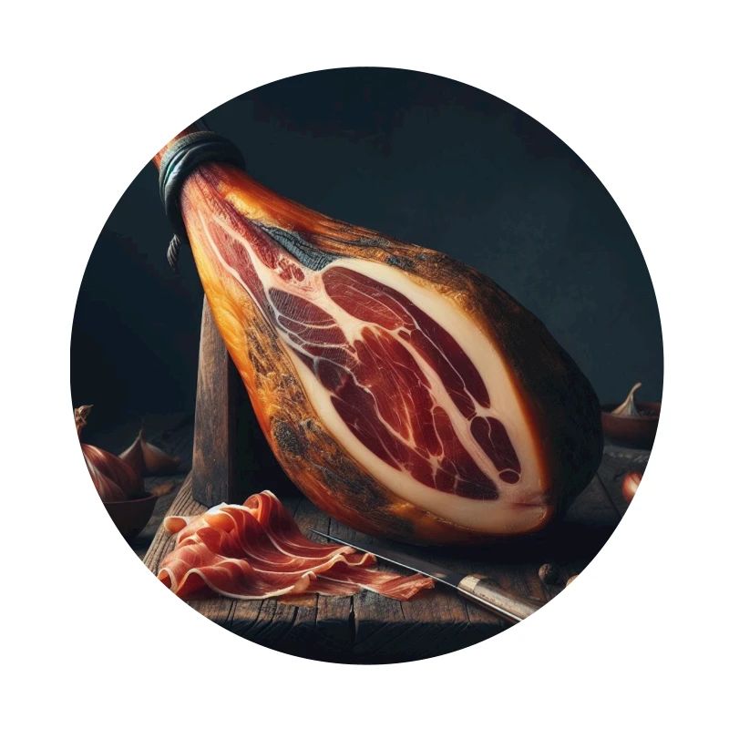Serrano ham leg