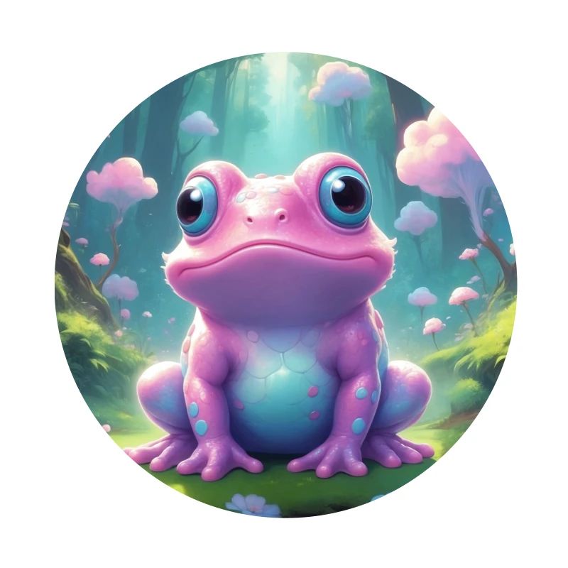 Grenouille dans la forêt enchantée