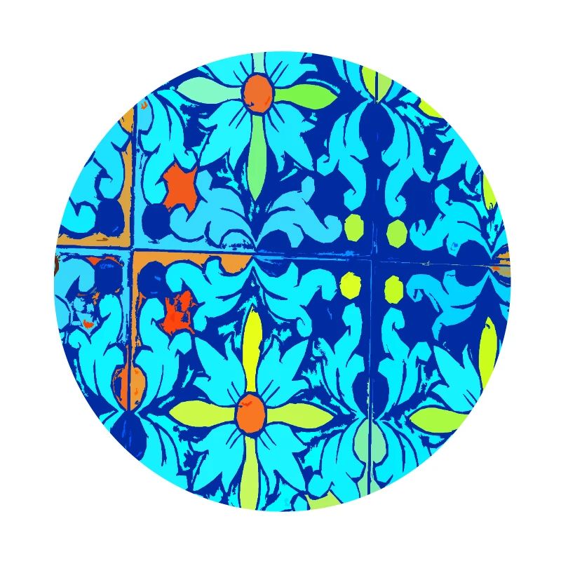 Blue ceramic