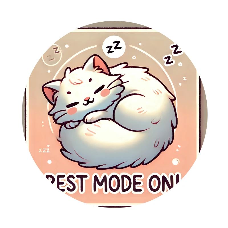 Rest Mode – Sleeping Cat