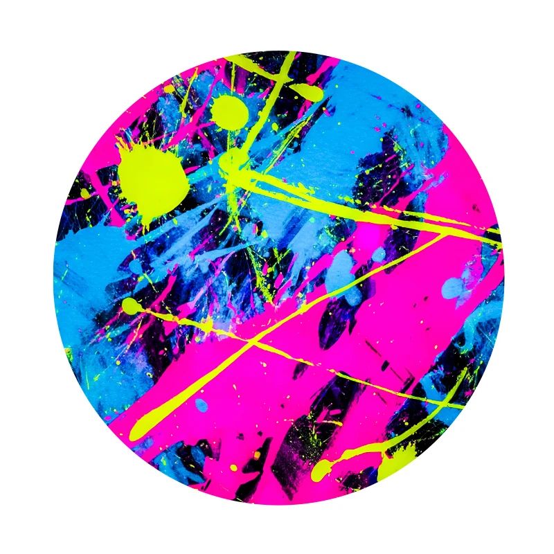 Abstrakter Neonfarbfleck