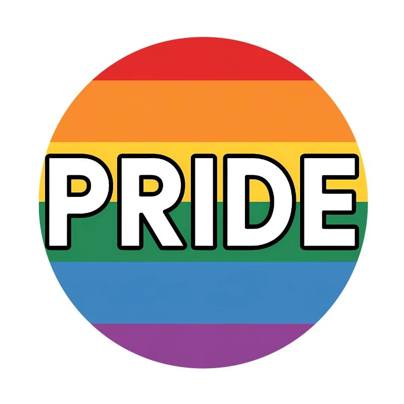 Pride - T-shirt avec drapeau arc-en-ciel queer