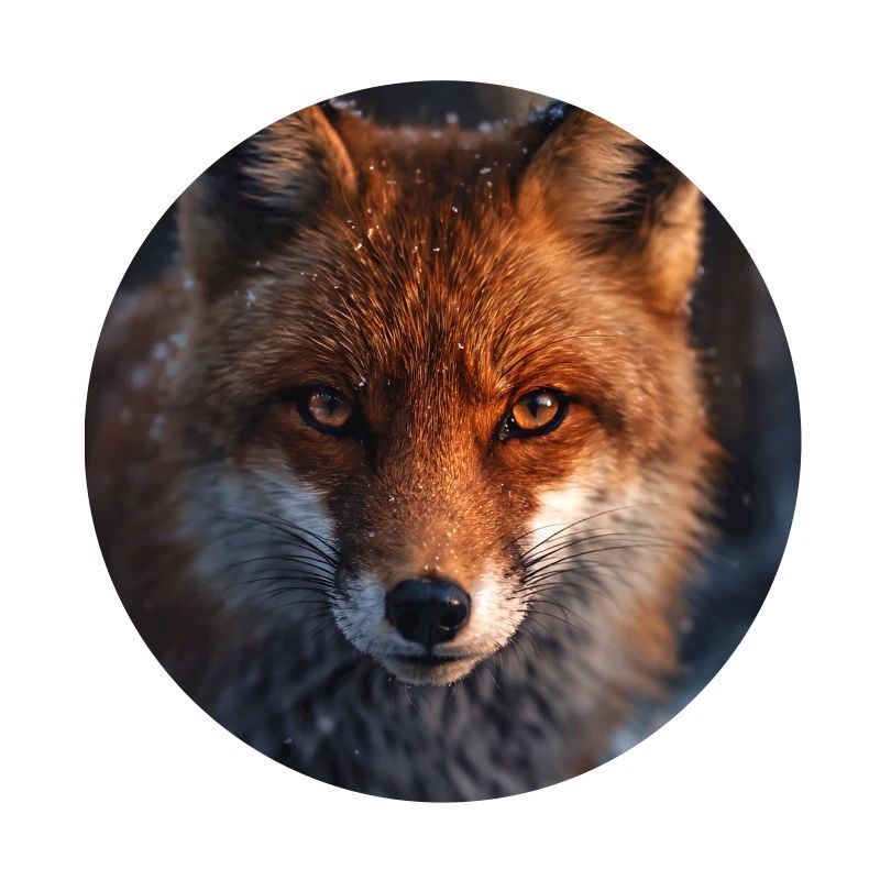 Fuchs-Erkundung bei Einbruch der Dämmerung