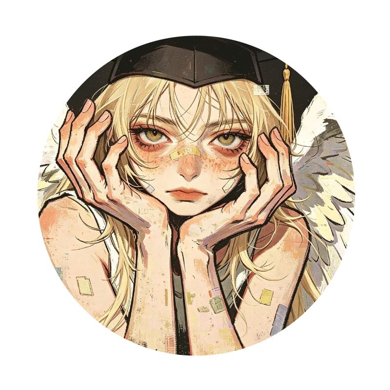 Graduation Angel Winged