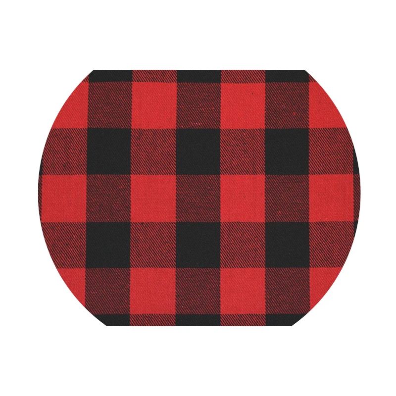 Flannel check pattern red