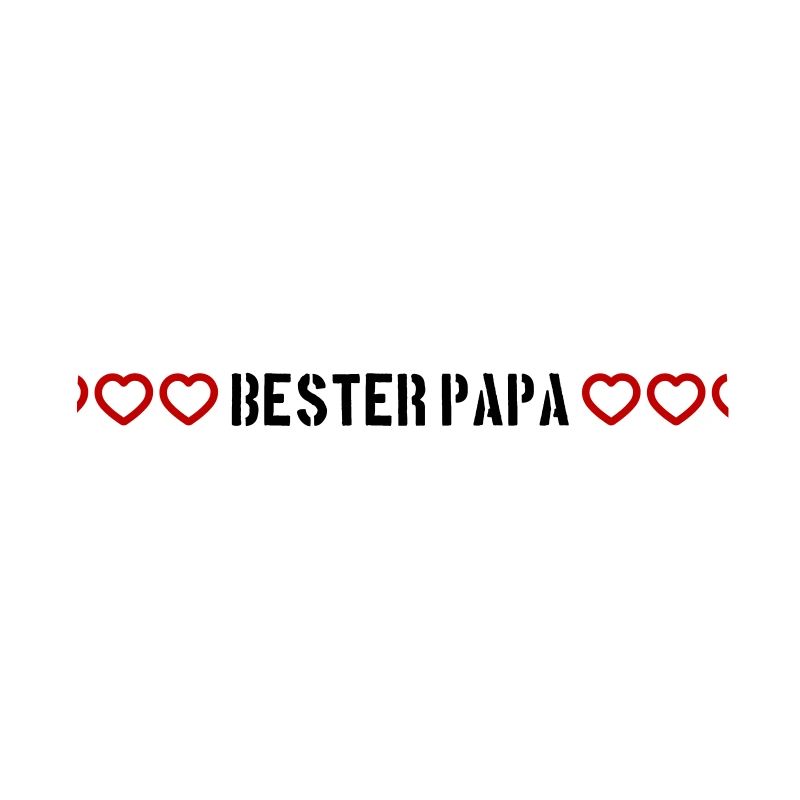 Bester Papa Herz Liebe