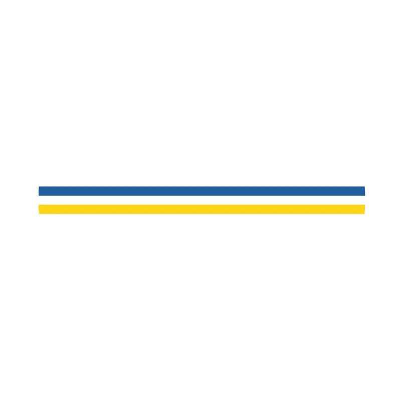 Linie oder Flagge Ukraine
