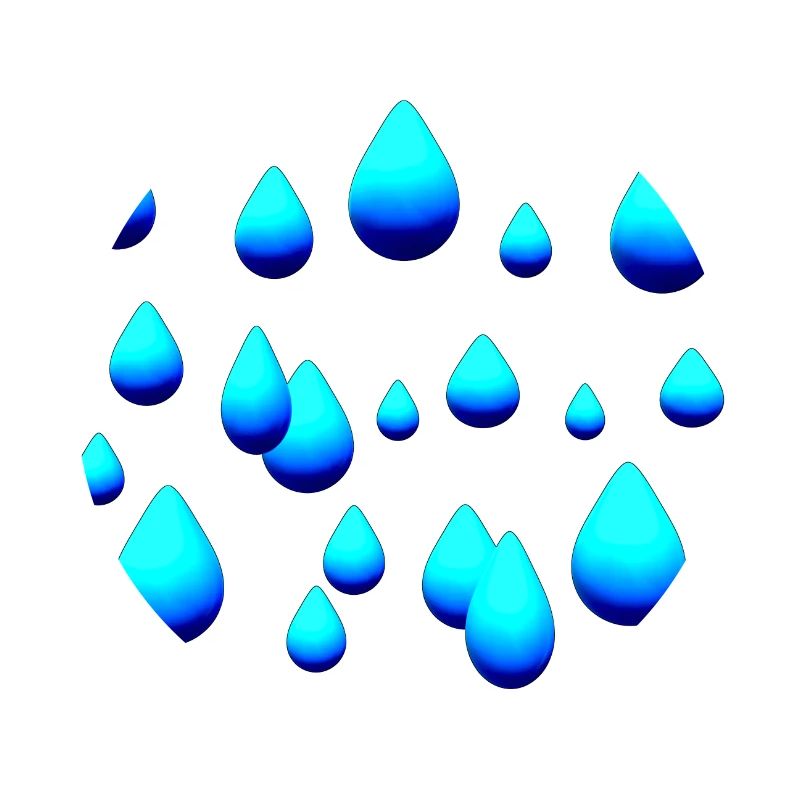 raindrop pattern