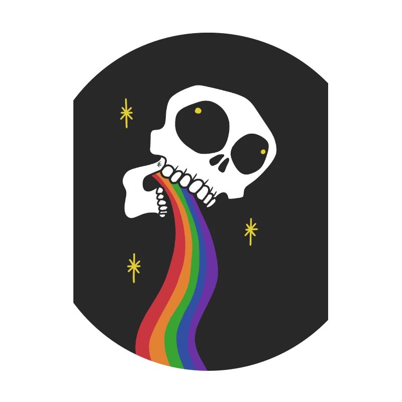 Rainbow Vomiting Skull