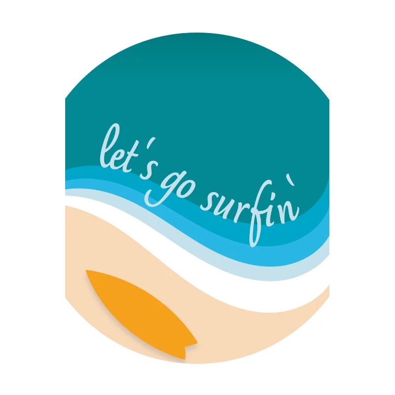 Let's go surfin' surfing (angular design)