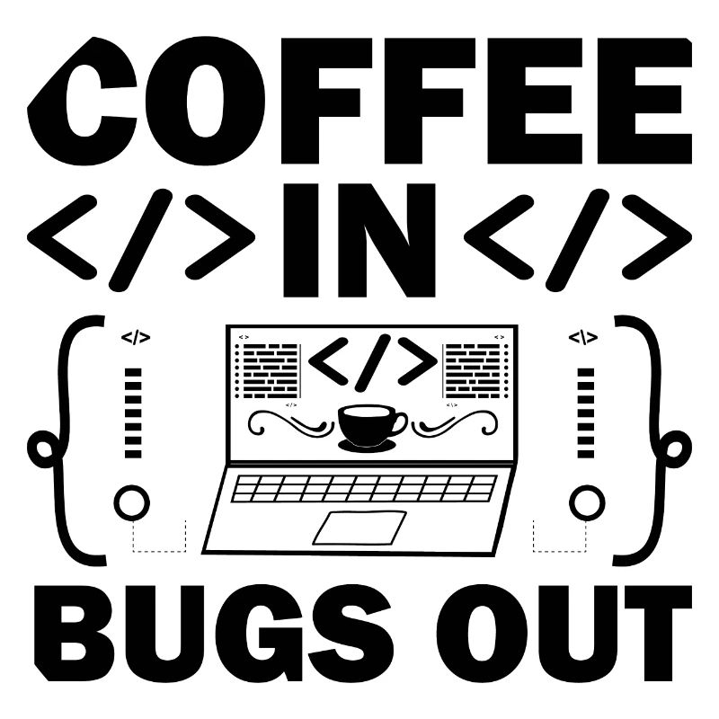 Kaffee-Codierung Programmierer Programmierer Entwickler Nerd Coff