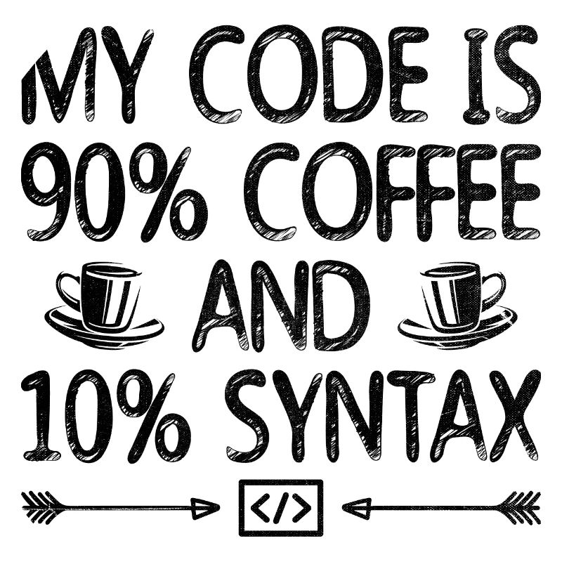 Kaffee-Codierung Programmierer Programmierer Entwickler Nerd Coff