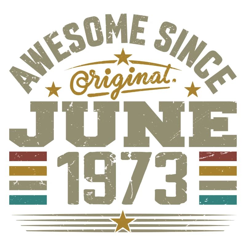 Juni 1973 Geburtstagsgeschenk Juni 1973 Juni