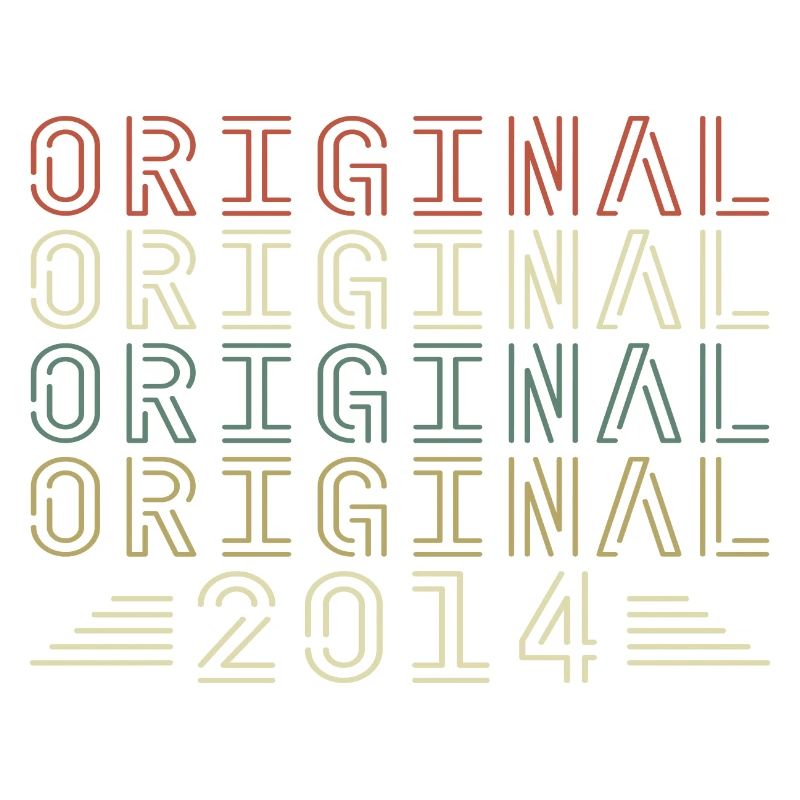 Original 2014 Vintage Retro Geburtstagsgeschenk