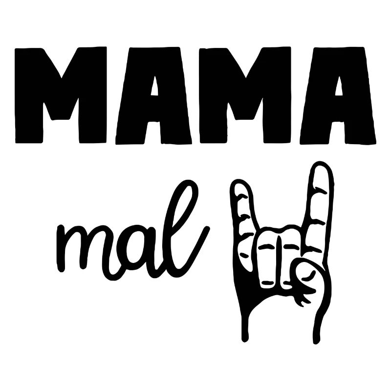 Mama mal Zwei 2 Kinder Mutter