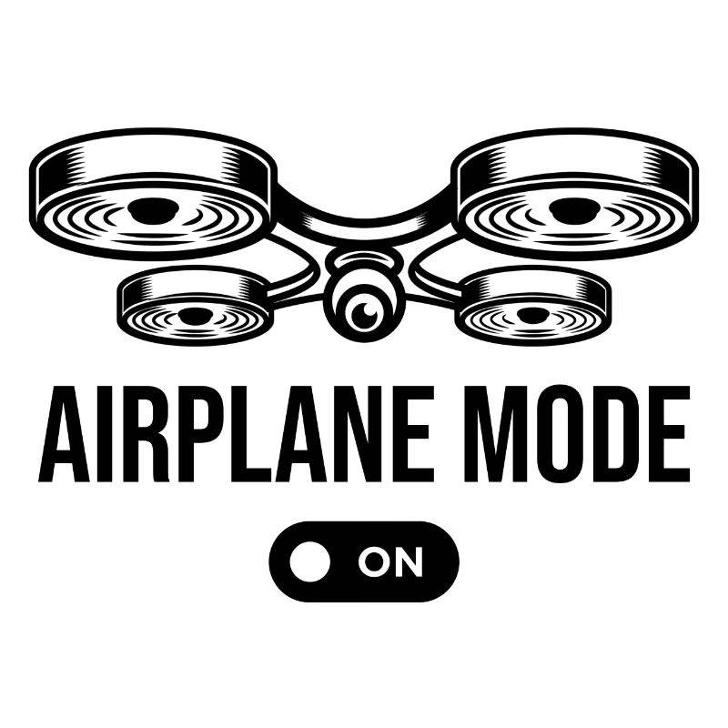 Airplane Mode On Drone Flying Quadcopter RC Pilot