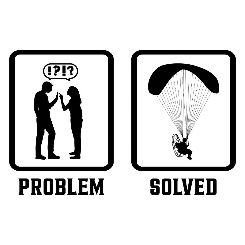 Problem Solved Paragliding Parachute Paraglider Sk